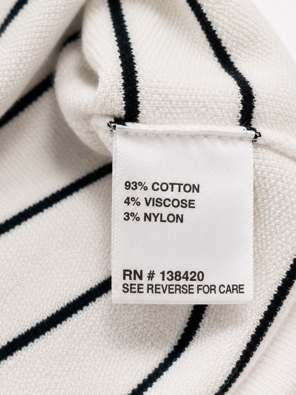 Etcetera White & Black Striped Scoop-Neck Top - Picture 6 of 6